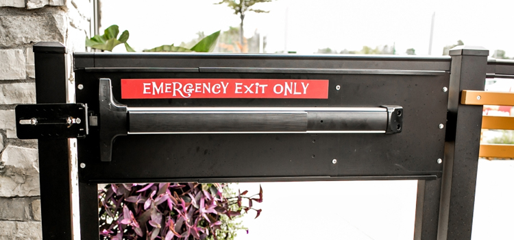 emergency push bar installation in Big Bear Lake